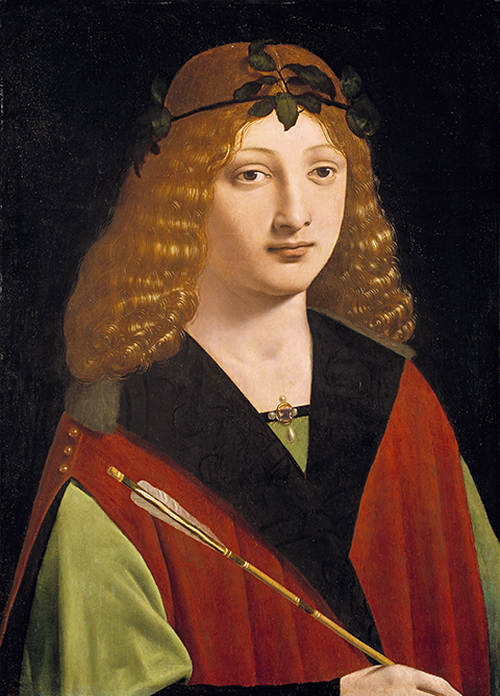 Full view of Portrait of a Youth Holding an Arrow